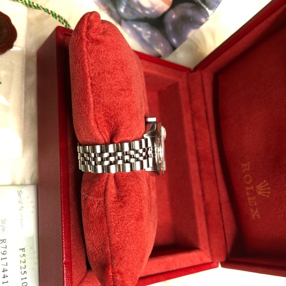 Rolex Date Just Steel White Gold Rhodium Diamonds main image 7